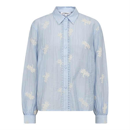Co'Couture AmeliaCC Emb Shirt Pale Blue