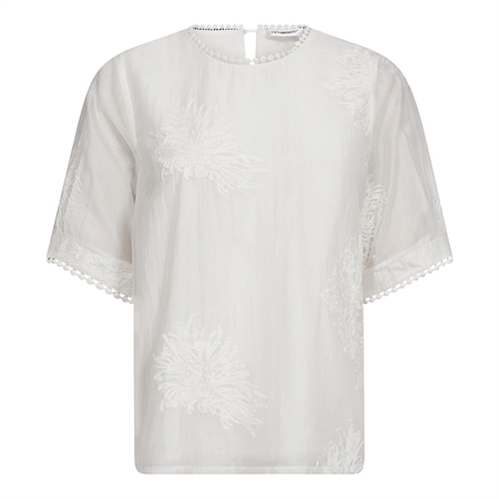 Co'Couture NeaCC SS O-Blouse White