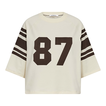 Co'Couture ElyCC 87 Tee Sweat Bone/Brown