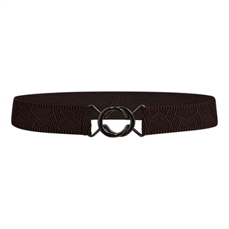 Co'Couture ViggoCC Elastic Belt Dark Brown