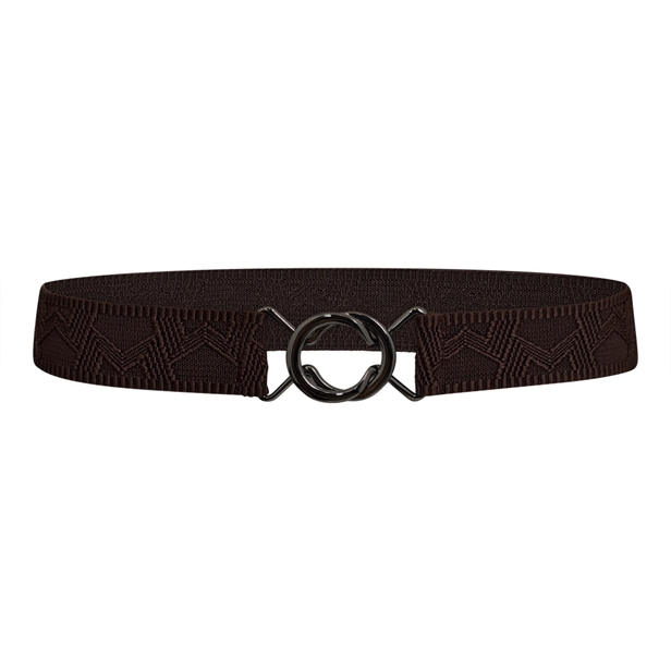 Co\'Couture ViggoCC Elastic Belt Dark Brown