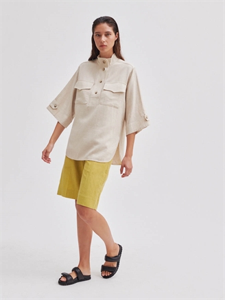 Second Female Estivo Blouse Dark Chalk