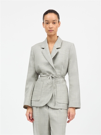 Skall Studio Bella blazer Light grey mélange