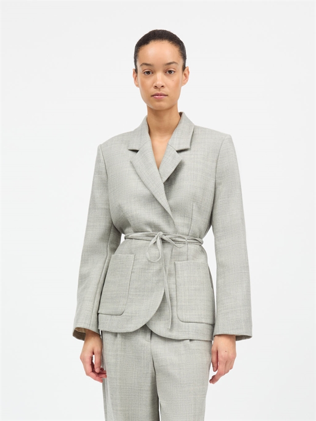 Skall Studio Bella blazer Light grey mélange