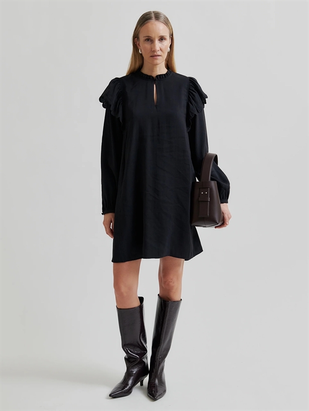 Second Female Terra Frill Dress Black