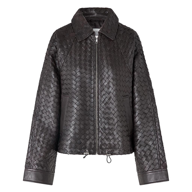 Second Female Vermont Leather Jacket Chocolate Torte