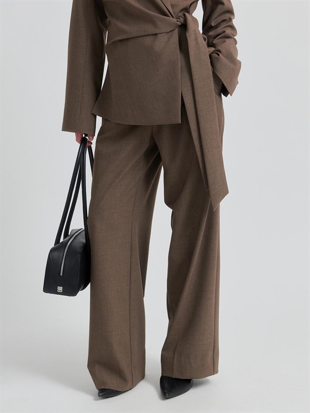 Second Female Dakota Trousers Mid Brown Melange