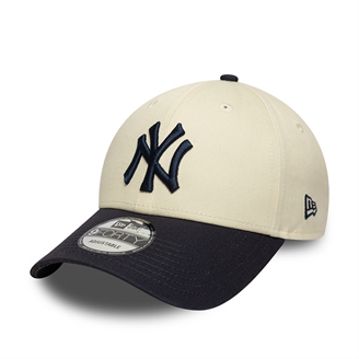 New Era Colour Block 9FORTY New York Yankees - Light Beige