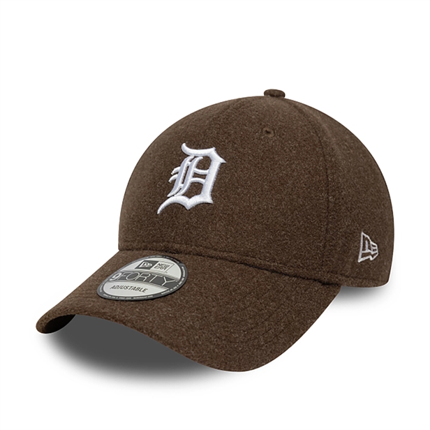 New Era Melton Wool 9FORTY Detroit Tigers - Brown/White