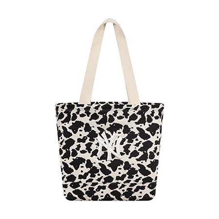 New Era Cow Jacquard Tote Bag New York Yankees - Beige
