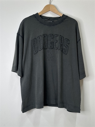 New Era MLB Washed Boxy Tee Los Angeles Dodgers - Washed Grey