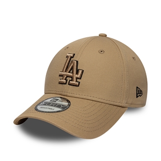 New Era Team Outline 9FORTY Los Angeles Dodgers - Beige/Black