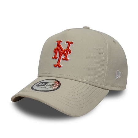 New Era Outline Script EFRAME New York Mets - Light Beige