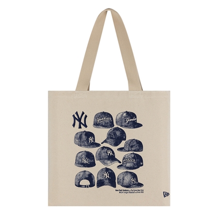 New Era CAP Graphic Heavy Tote Bag NEYYAN - Ivory