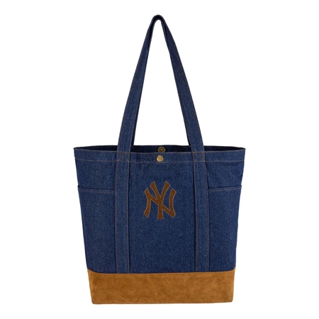 New Era Suede Denim Tote New York Yankees - Navy