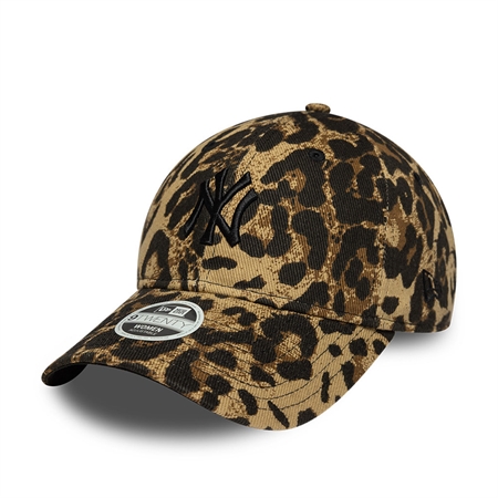 New Era WMNS Leopard 9TWENTY New York Yankees - Dark Brown