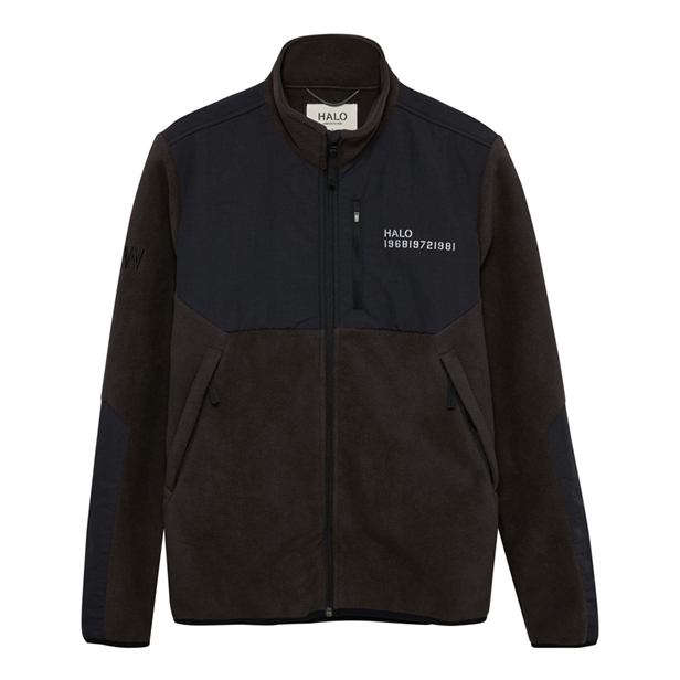 HALO Blocked Zip Fleece Chocolate Torte