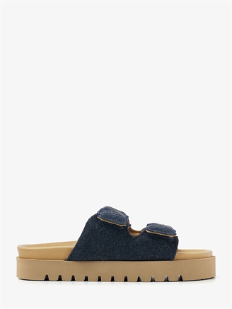 Via Vai Rae Lidia Denim Slippers