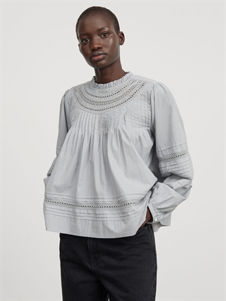 Skall Studio Bianco blouse Cloud grey