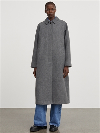 Skall Studio Mary coat Grey structure