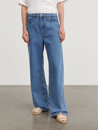 Skall Studio Willow wide jeans Washed blue