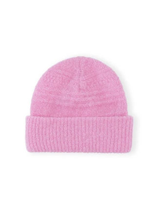 Ganni A6307 Soft Wool Beanie Corsage