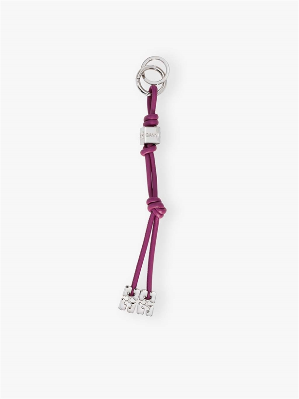 Ganni A6627 Ganni Bou Keyring Boysenberry