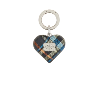 Ganni A7186 Ganni Bou Heart Charm Charcole Art