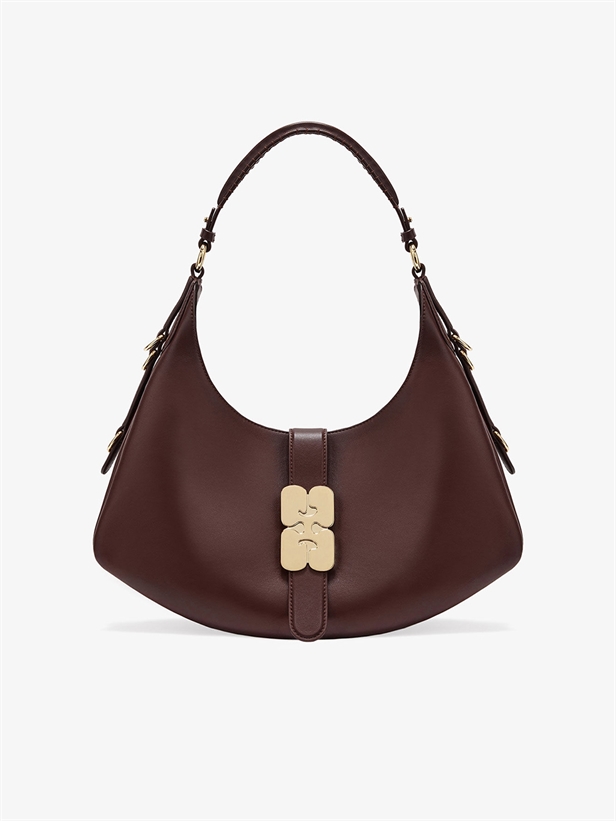 Ganni A7302 Kat Small Bag Chicory Coffee