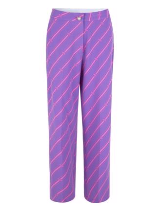 Cras Abycras Pants Mono Stripe Purple