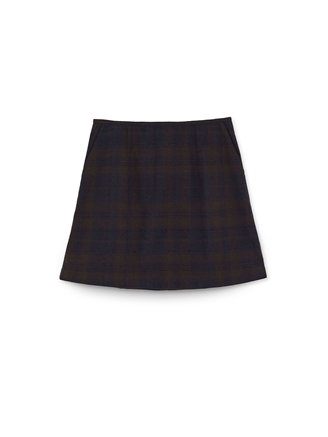 Aiayu Mini Skirt Check Mix Navy