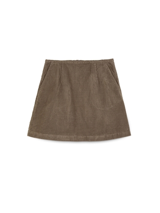 Aiayu Mini Skirt Corduroy Brown Khaki