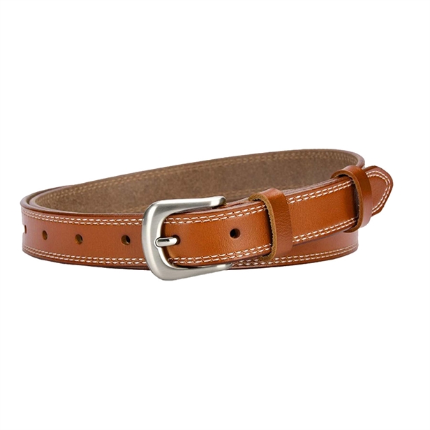 Plissé Copenhagen Allee Belt One Size Cognac