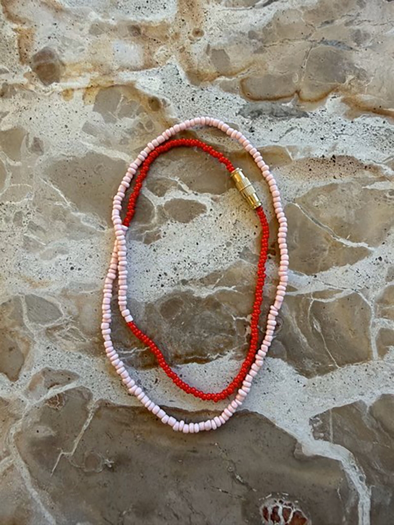 Annavii Ana Halskæde Rosa/Coral