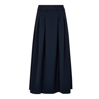 Co'Couture AnyaCC Pleat Skirt Navy