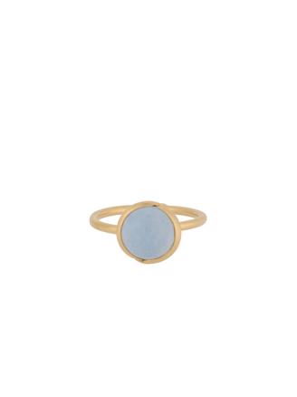 Pernille Corydon Aura Blue Ring Adj. Gold