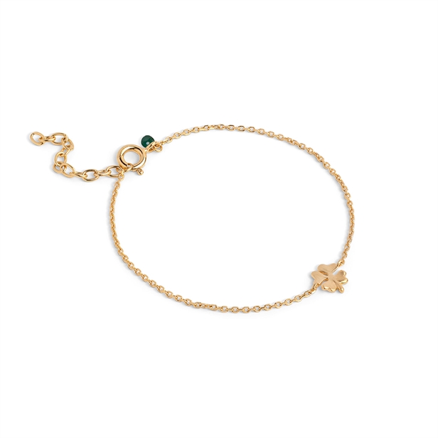 Enamel Copenhagen Four-Leaf Clover Bracelet Guld