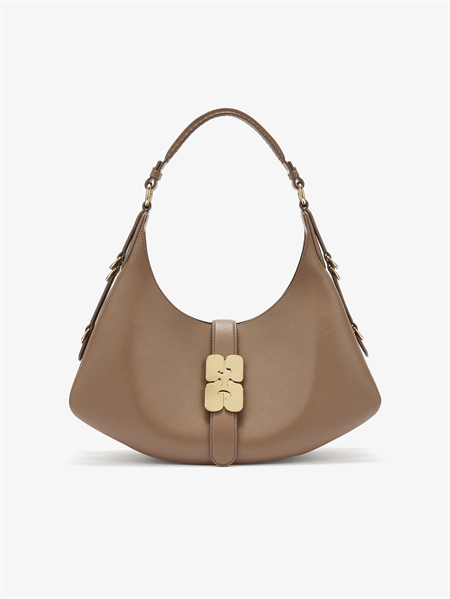 GANNI Kat Small Butter Bag Coca Mocha
