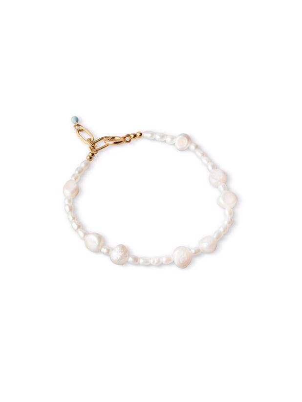 Pearlie Bracelet, 925S/GP