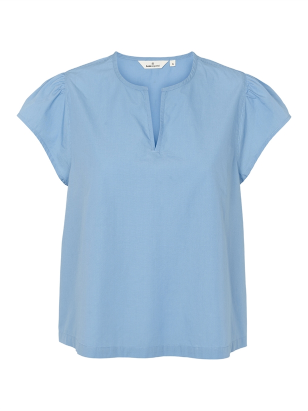 Basic Apparel Silje SS Top Blissful Blue