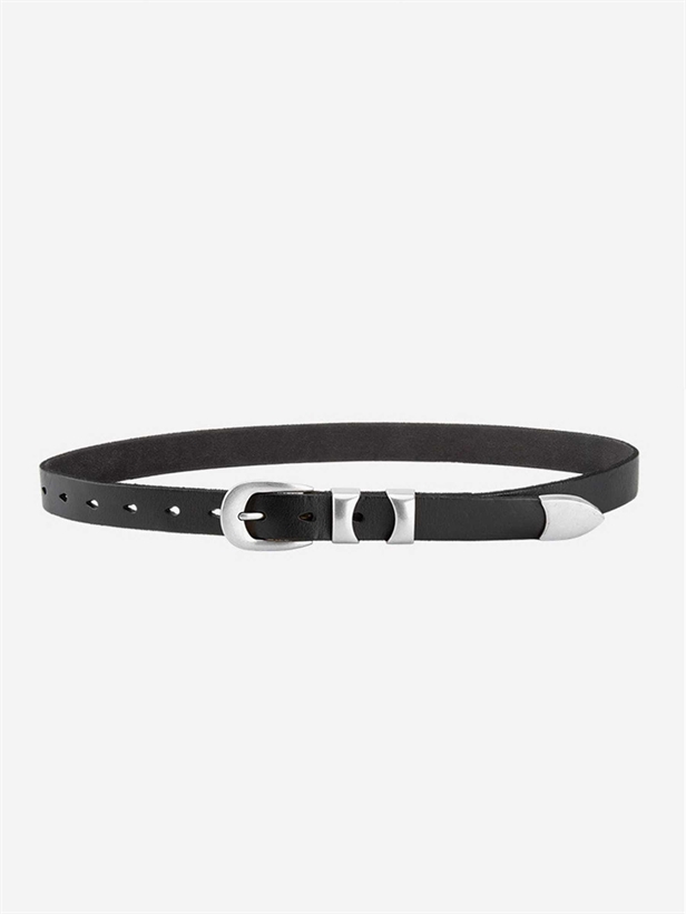 Plissé Copenhagen Baobas Belt (Silver) Black
