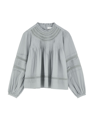 Skall Studio Bianco blouse Cloud grey