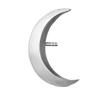 Jane Kønig Big Half Moon Stud Silver