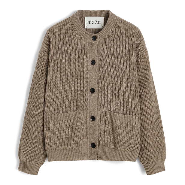 Aiayu Bine Cardigan Pure Soil