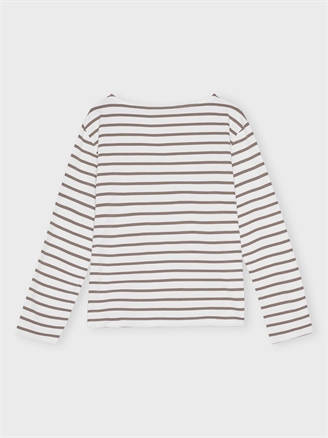 Moshi Moshi Mind Blessed Sweatshirt Stripe Ecru/Dark