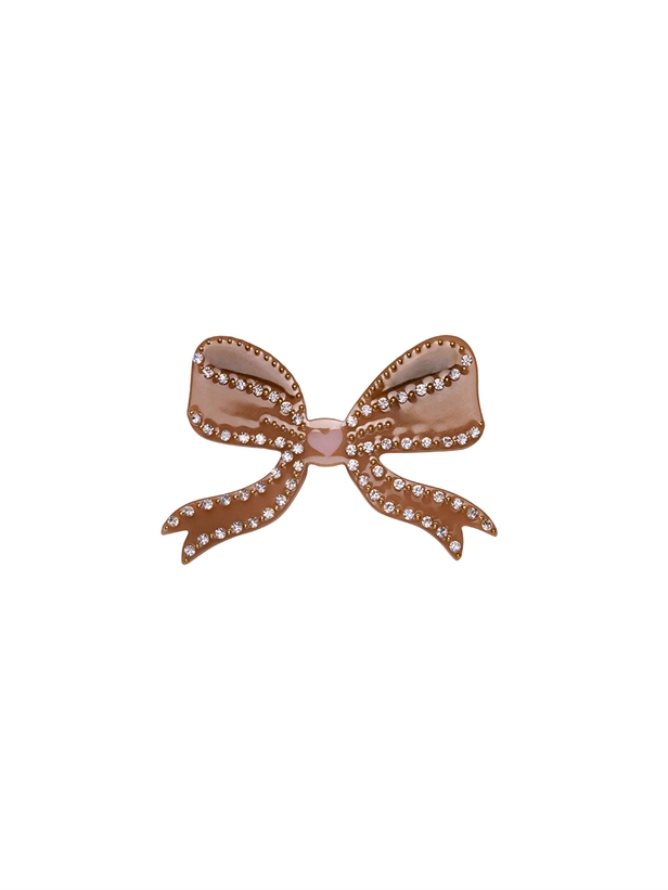 Maanesten Bow Hair Clip Mocca