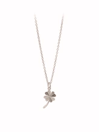 Pernille Corydon Clover Necklace 40-48 cm Adjustable Silver