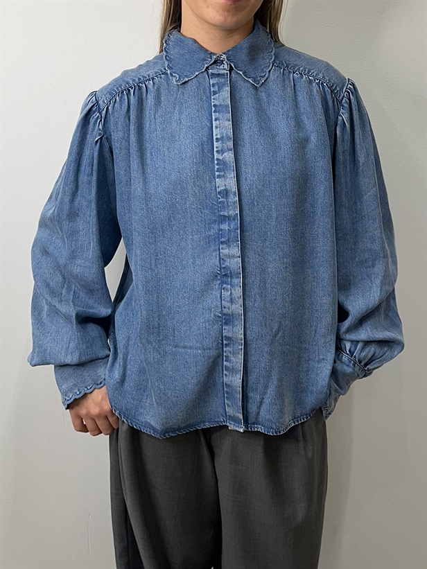 Lee Statement Collar Shirt Indigo Rum