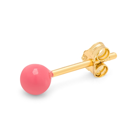 Lulu Copenhagen Color Ball Medium earring 1 pcs Coral Pink