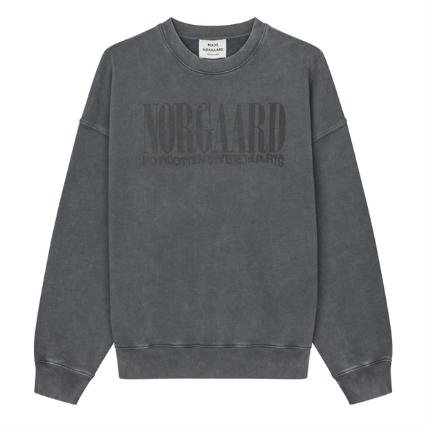 Mads Nørgaard Compact Cotton Atli Sweatshirt Washed Black